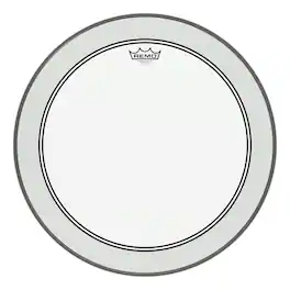 Remo - Powerstroke P3 Clear 20-Inch Bass Drumhead with 1-Ply 10-Mil Film and Tone Control