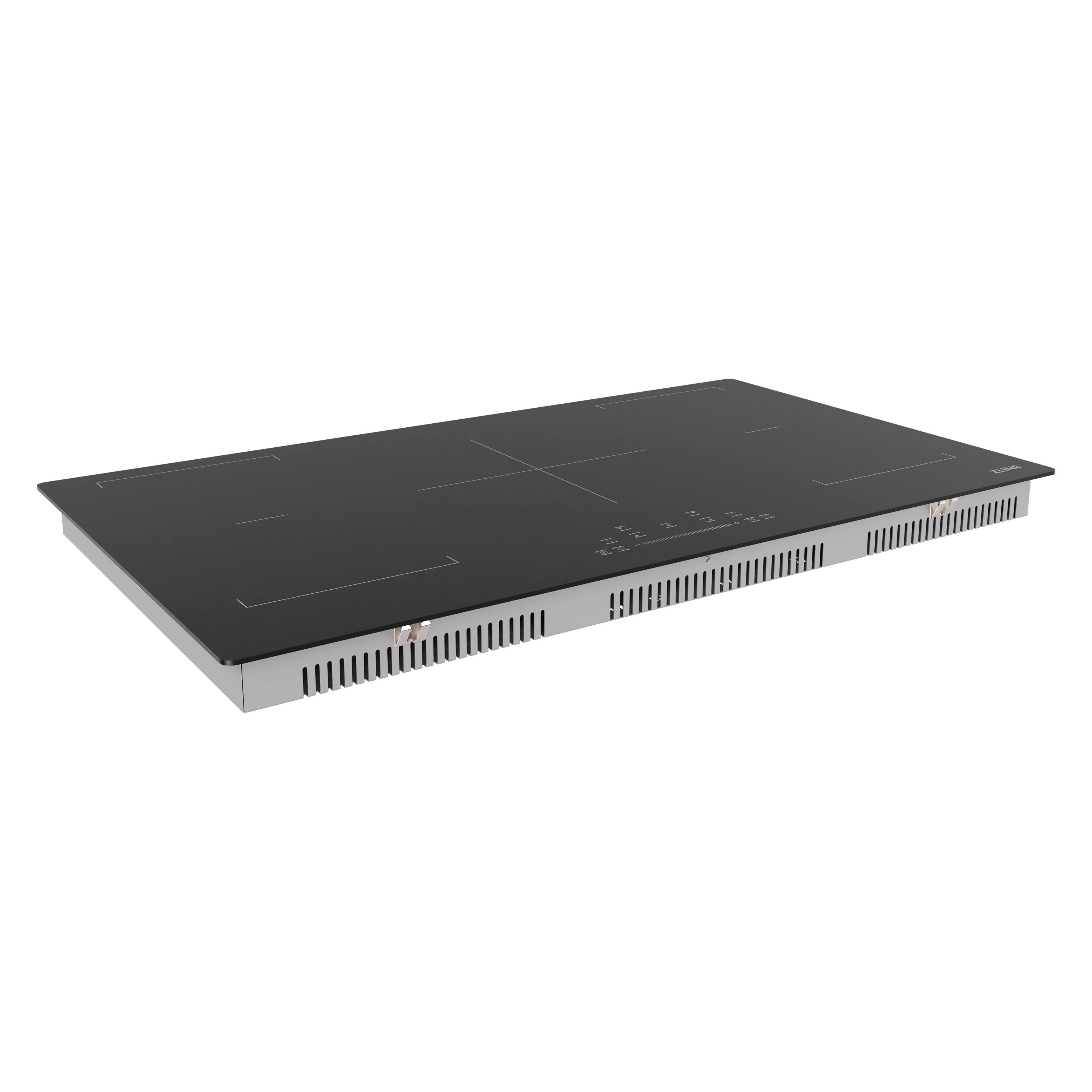 Alt View 8. ZLINE - 36 in. Built-In Induction Cooktop with Anti-Scratch Glass and 5 Elements - Black.