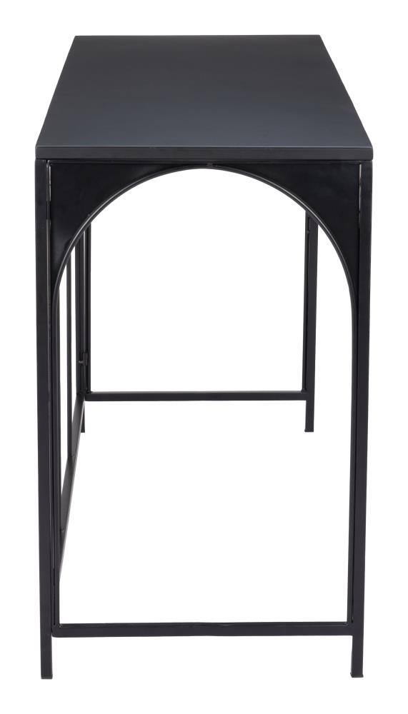 Back. Hivvago - Loriet Console Table Black - Black.