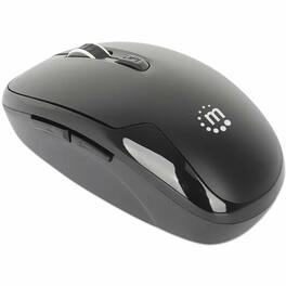 Manhattan - MW6185 Wireless Optical USB Mouse - Full-size Mouse - Optical - Wireless - 32.81 ft - Radio Frequency - 2.40 - Wireless - Black