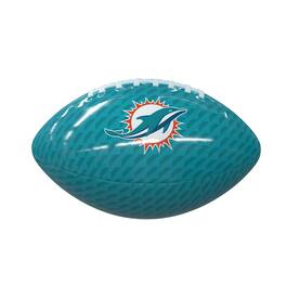 Logo Brands - Miami Dolphins Rubber Glossy Mini Football - Multicolor