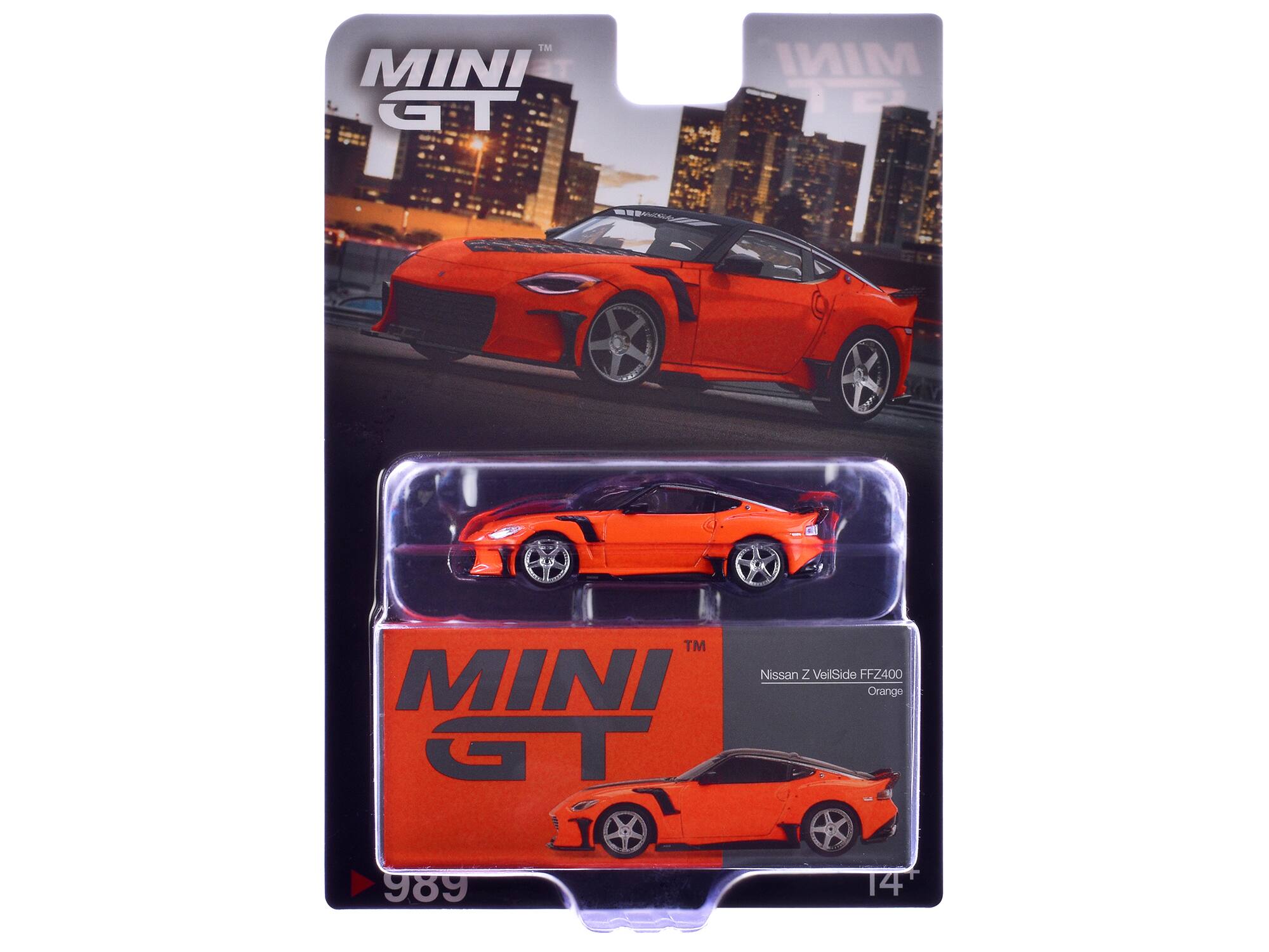 IM MINI GT  
MINI GT  
Nissan Z VellSide FFZ400  
Orange  
GT  
989  
14