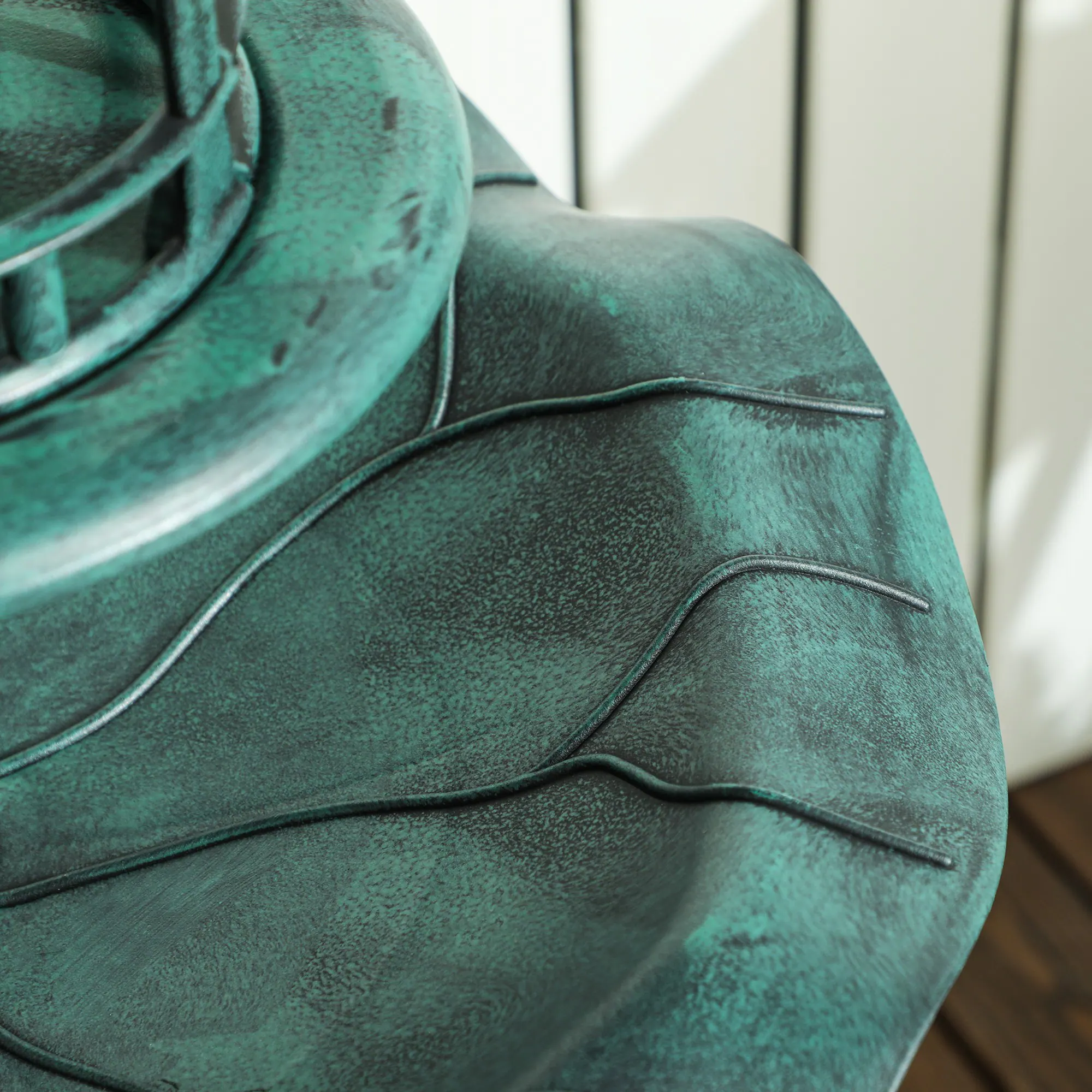 Alt View 8. Outsunny - in 1 Garden Bird Bath Bowl Pedestal with Bird Feeder, Large Water Basin - Green.