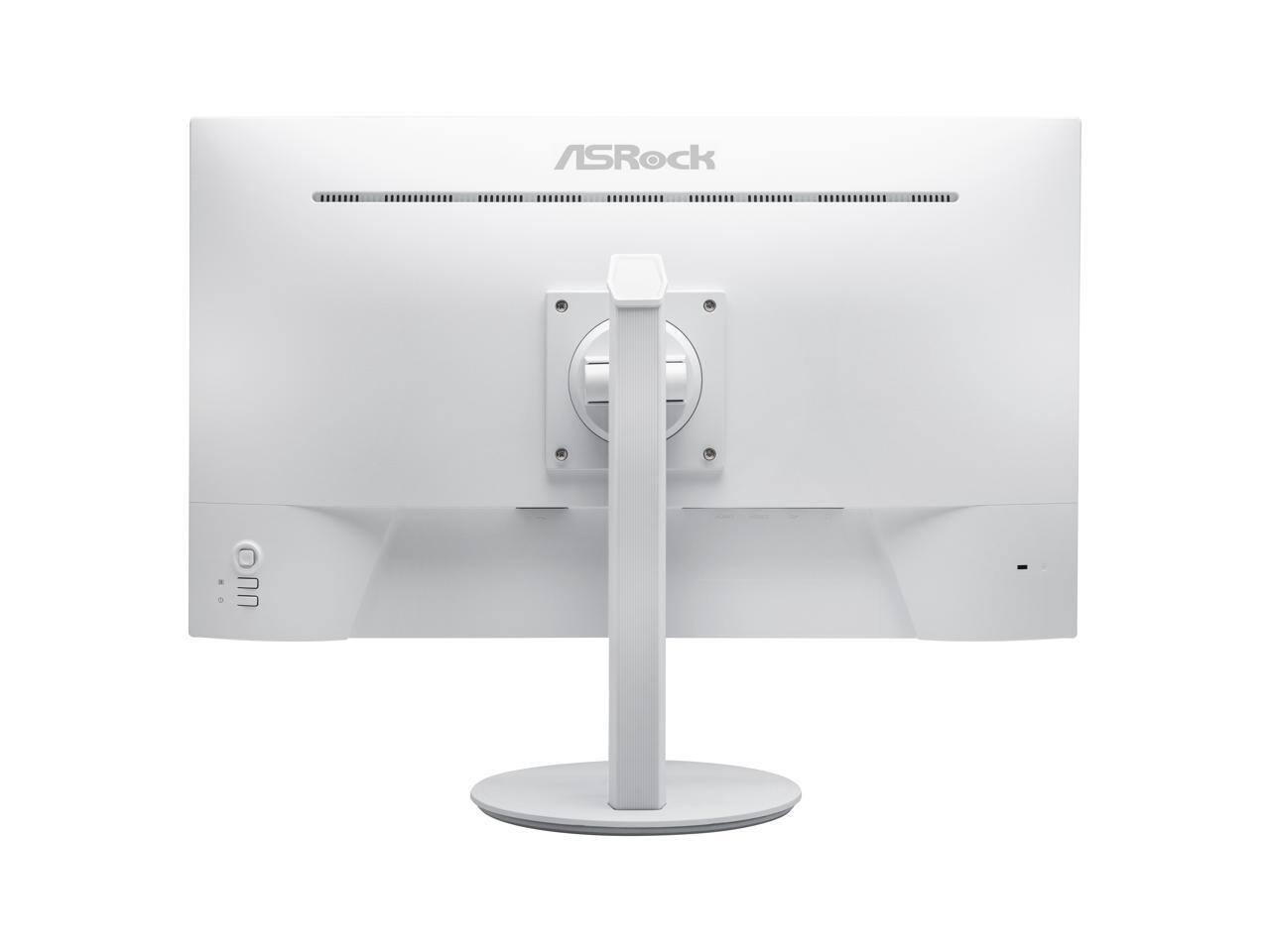 Alt View 6. ASRock - ASRock Phantom Gaming 27" FHD 240Hz IPS 1ms FreeSync Premium White Monitor w/ Adjustable Stand PG27FFS2E-W - White.