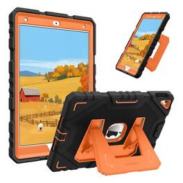 Kitcheniva - Full-Body Shockproof Case For iPad 9th 8th 7th Gen 10.2" - Black/Orange