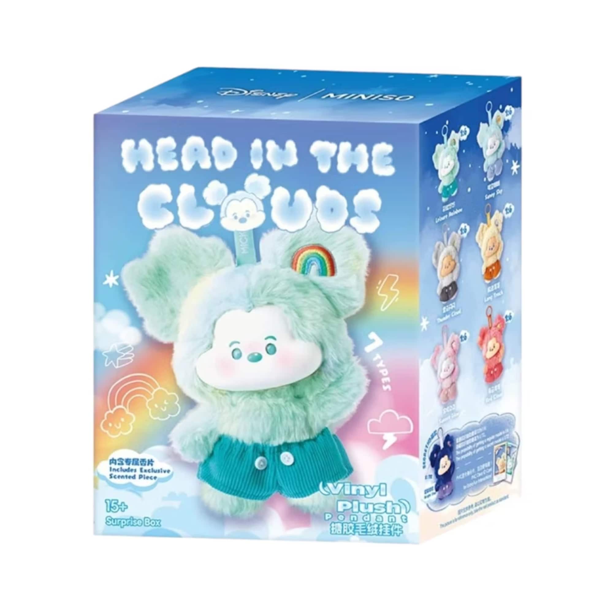 Miniso - Mickey Head In The Clouds Vinyl Plush Pendant Blind Box