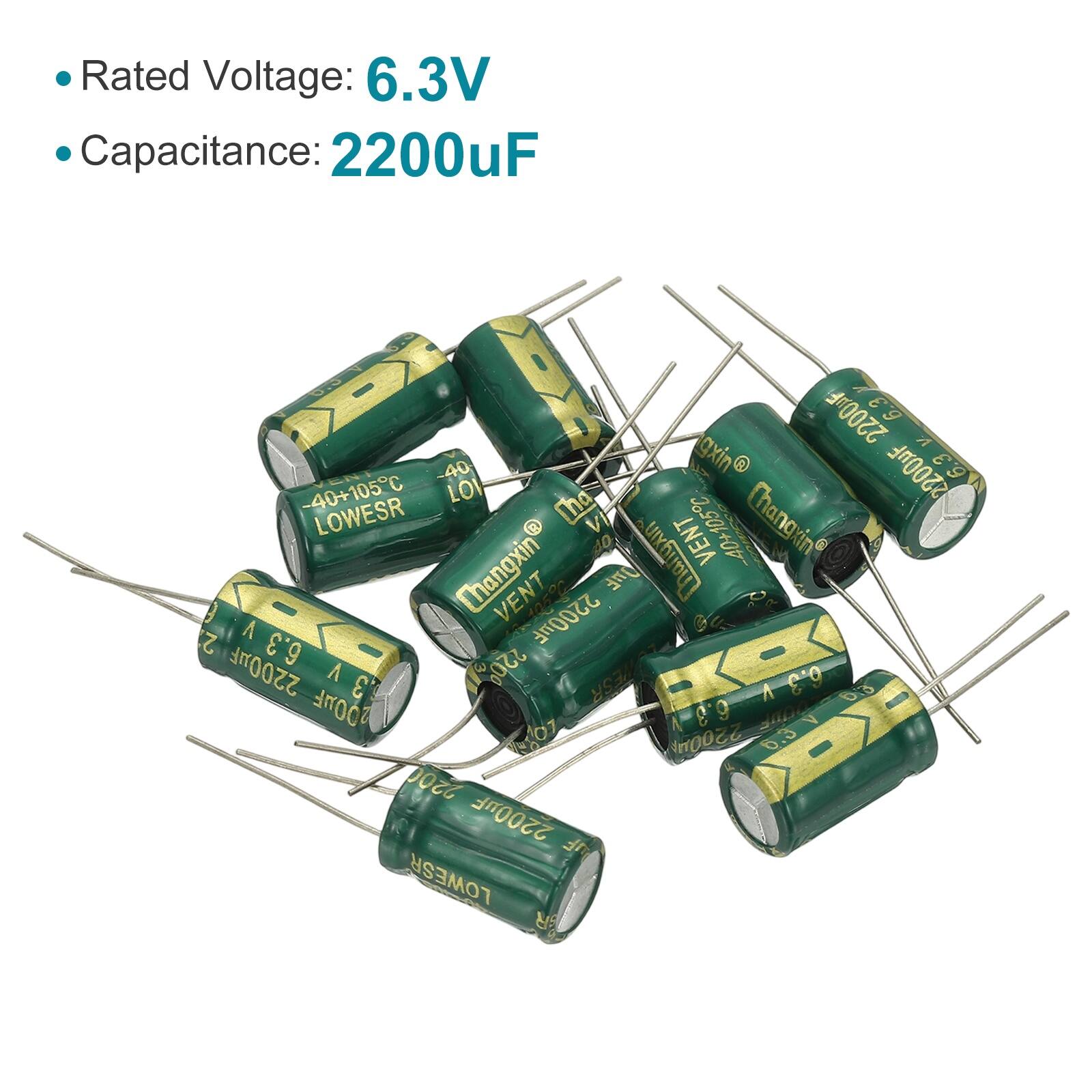 Rated Voltage: 6.3V  
Capacitance: 2200uF  

-40+105C  
LOWESR  
Changxin  
VENT  
-40+105C  
2200uF 6.3  
LOWESR