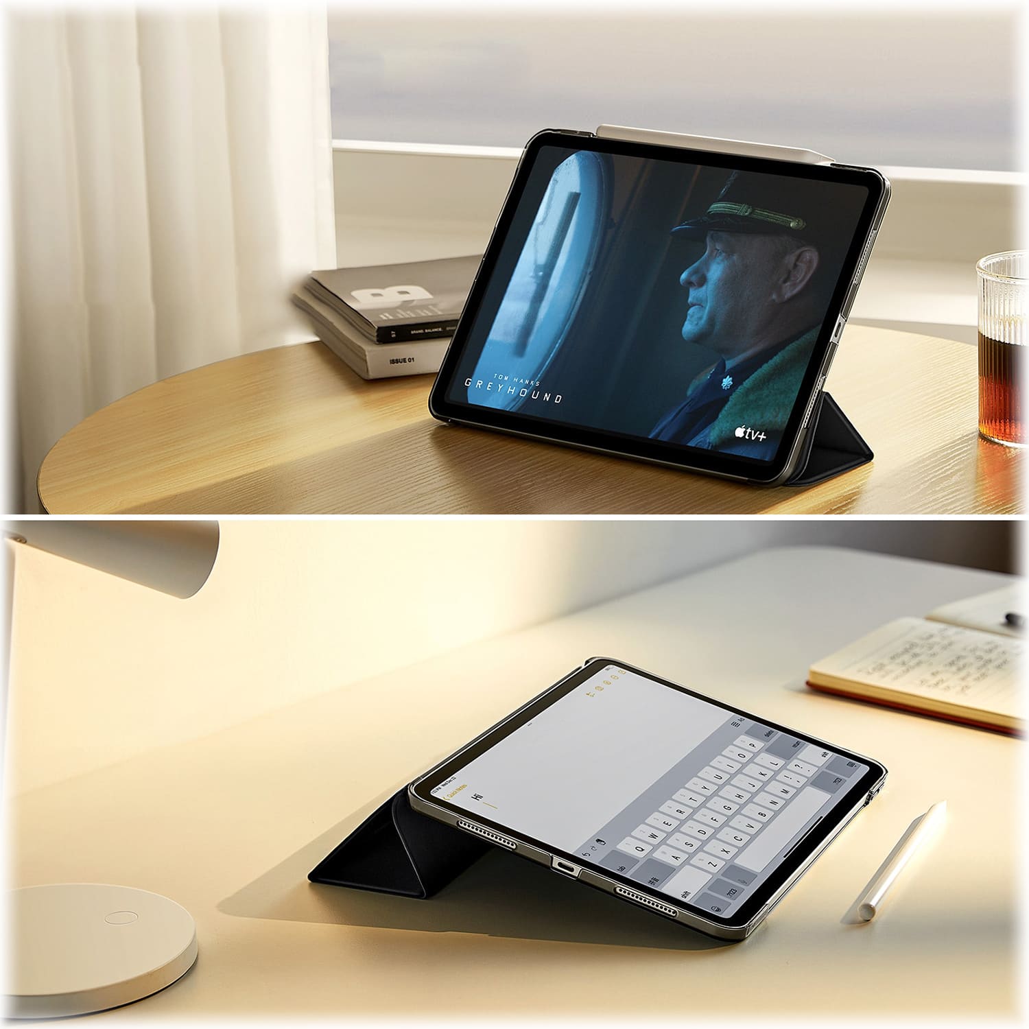 Alt View 14. SaharaCase - Venture Series Folio Case for Apple iPad 11'' (A16) and iPad 10.9" (10th Gen) - Black.