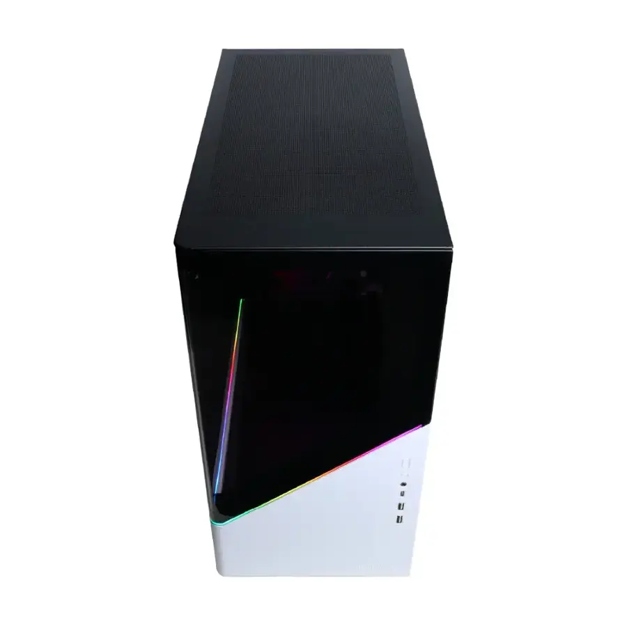 Alt View 13. CyberPowerPC - Gamer Master Gaming Desktop - AMD Ryzen 7 8700F - 16GB Memory - AMD Radeon RX 7600 8GB - 1TB PCIe 4.0 SSD - White.