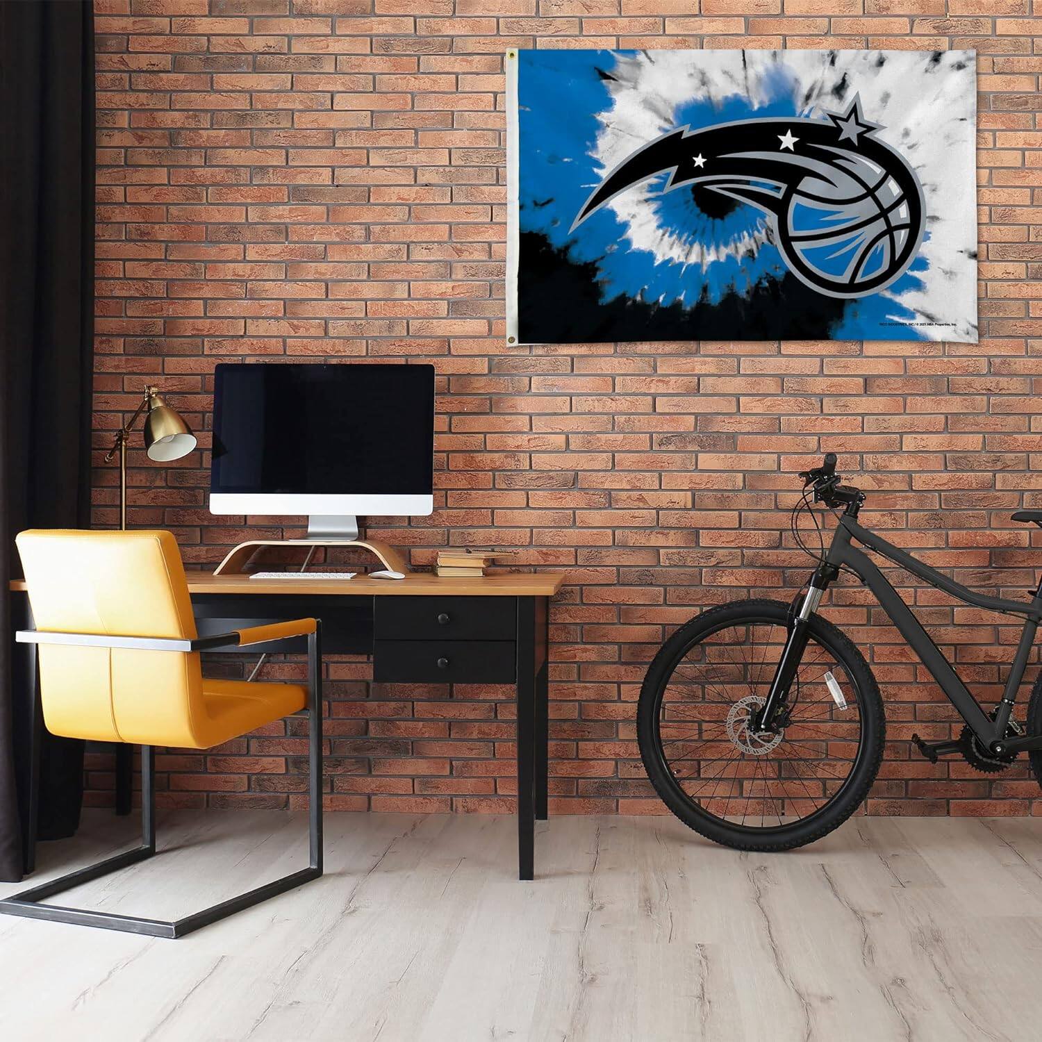 Alt View 3. Rico Industries - Orlando Magic Bold Tie Dye Design 3x5 Indoor/Outdoor Banner Flag - Multi.