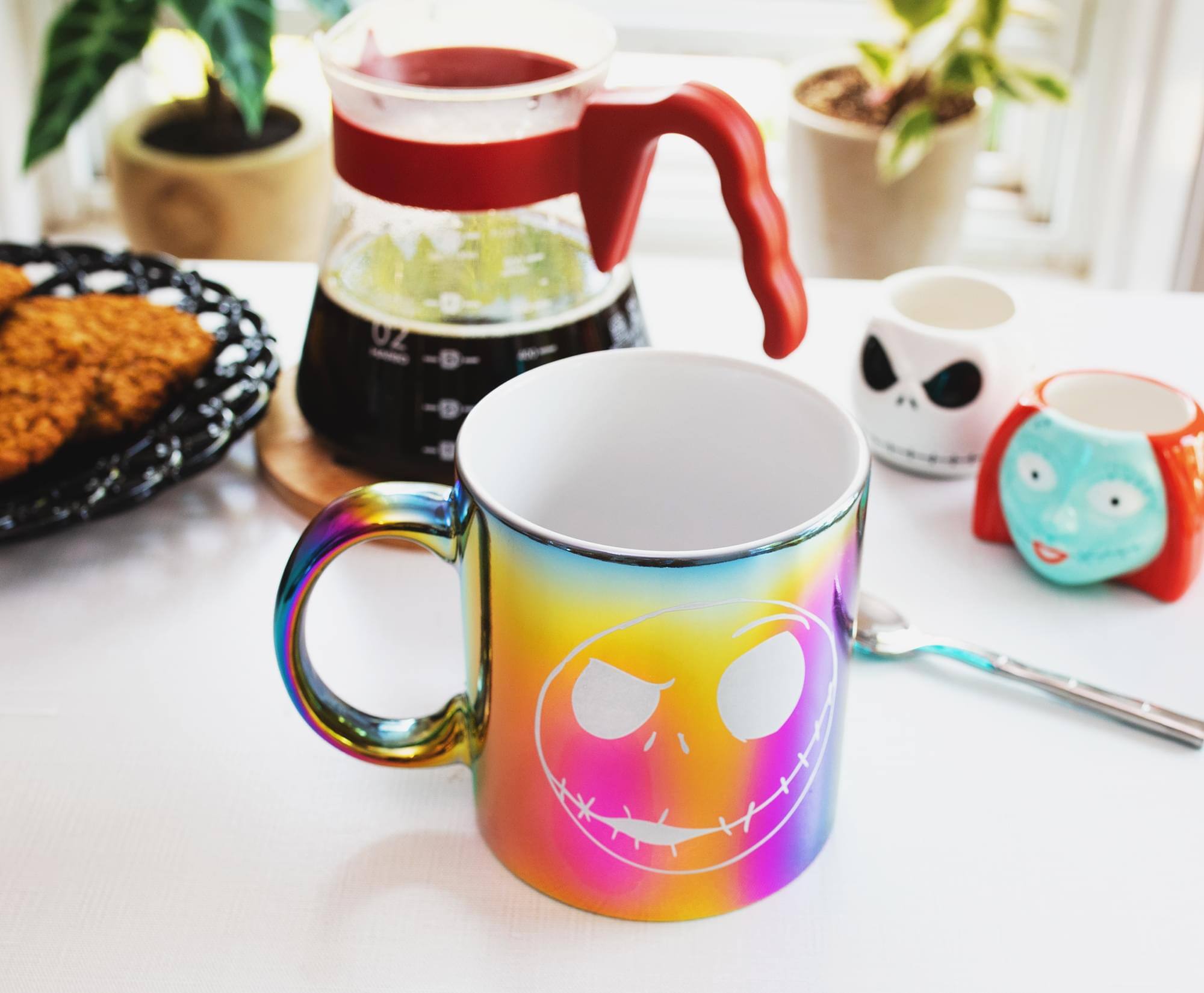 Alt View 2. Disney - Disney The Nightmare Before Christmas Jack Skellington Electroplated Ceramic Mug - Purple.