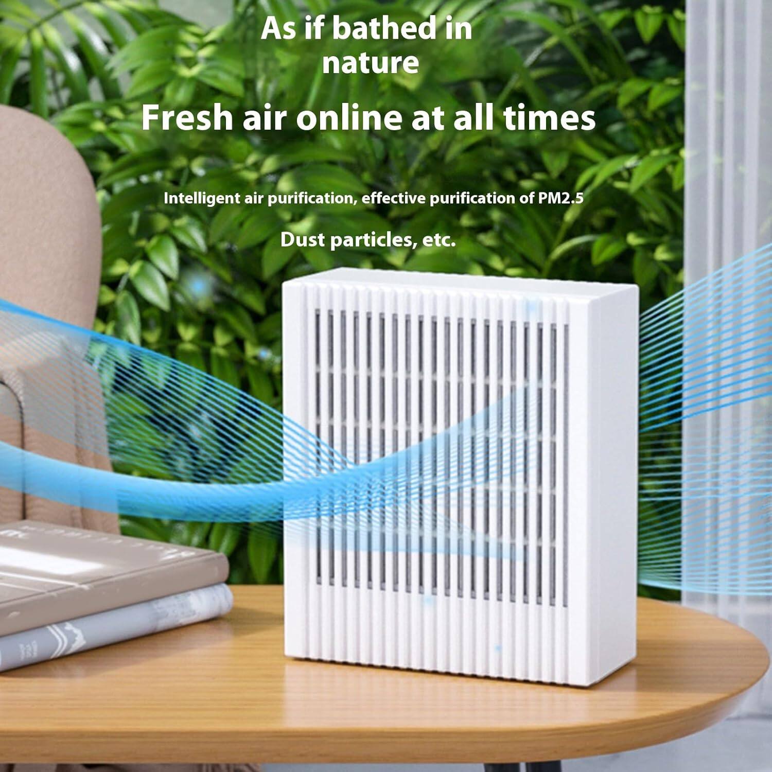 As if bathed in nature  
Fresh air online at all times  
Intelligent air purification, effective purification of PM2.5, Dust particles, etc.