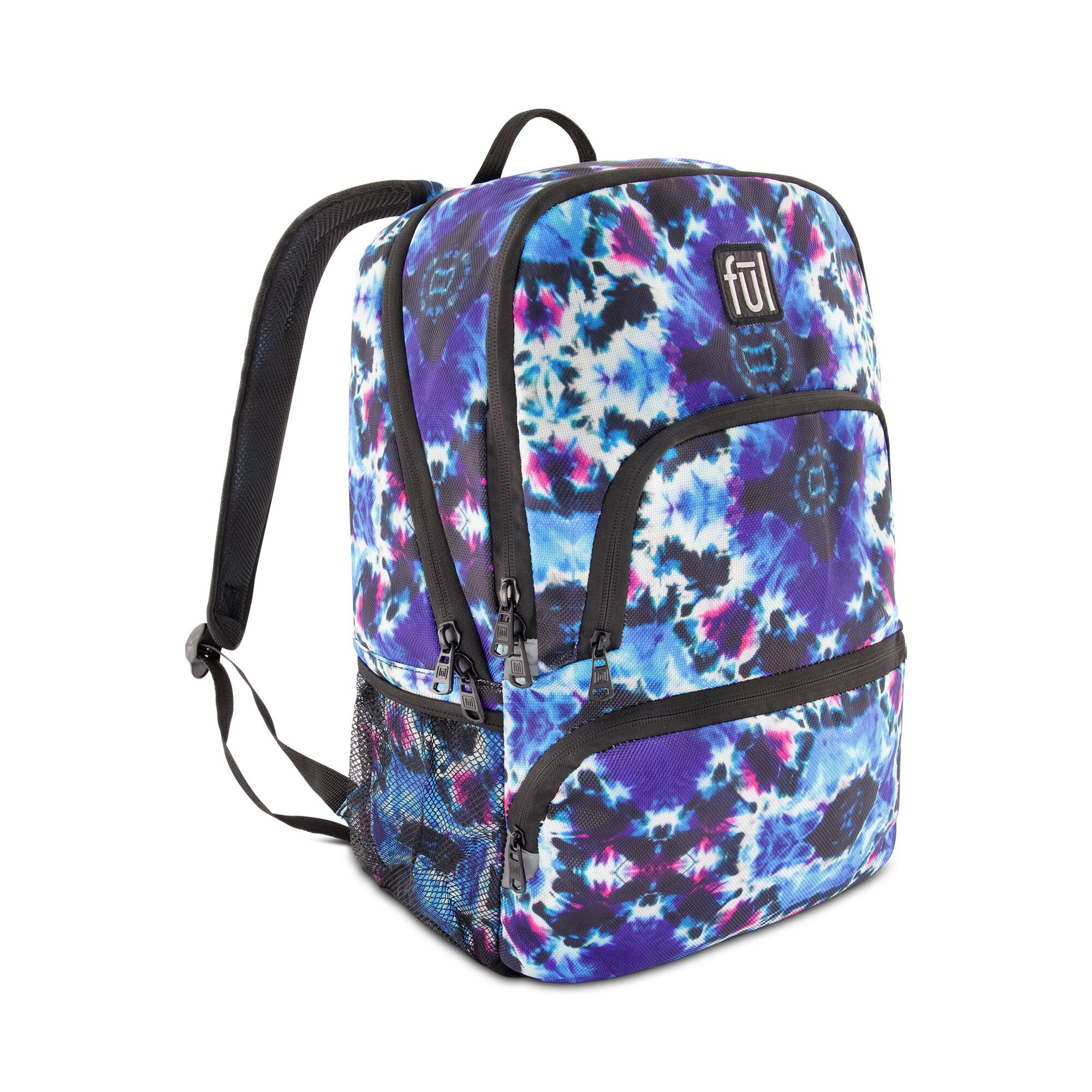 Angle. Ful - Terrace Laptop Backpack - LT BLUE/ WHITE.