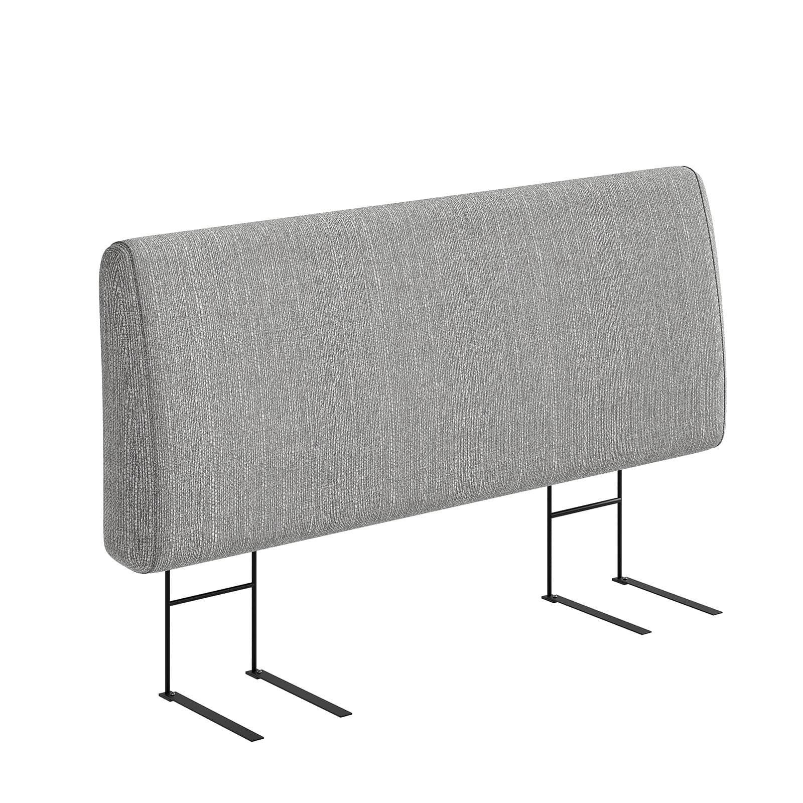 Alt View 3. Pinmoco - Pinmoco - Upholstered Headboard Ergonomic Design Headboard - Gray.