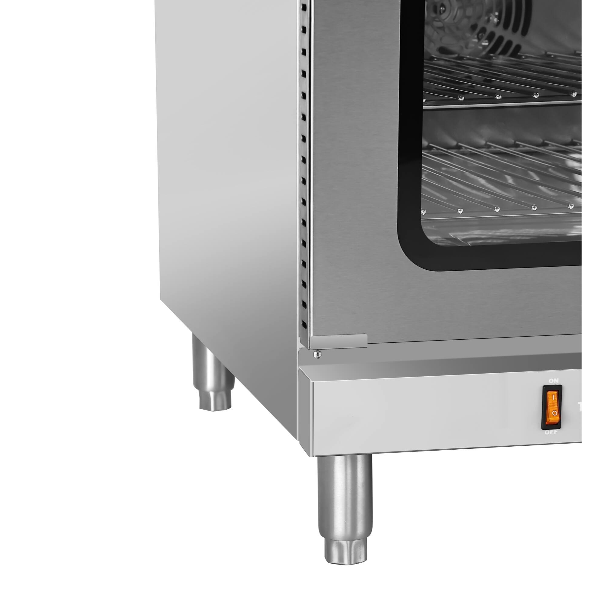 Alt View 8. Koolmore - Countertop Convection Oven, Holds Full Size Pans, 4 Racks and 3500W of Power, 240V in Stainless-Steel (KM-CTCO-44) - Stainless Steel.