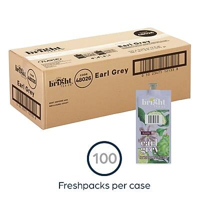Bright Earl Grey  
Flavoured  
48026  
Earl Grey  
Bright  
Earl Grey  
Freshpacks per case  
100