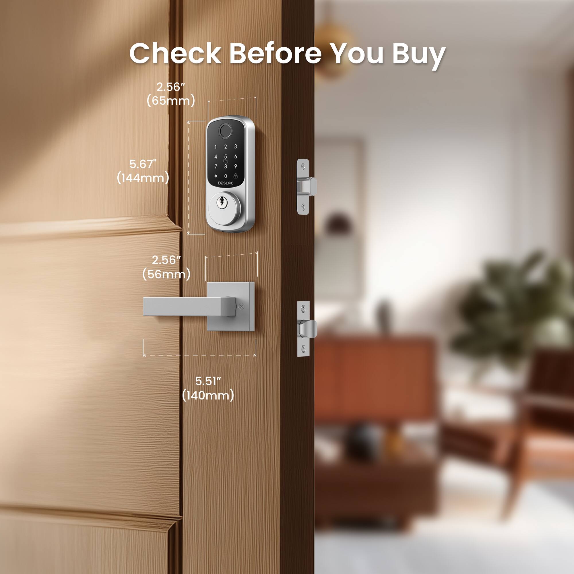 Check Before You Buy

2.56" (65mm)  
5.67" (144mm)  
2.56" (56mm)  
5.51" (140mm)