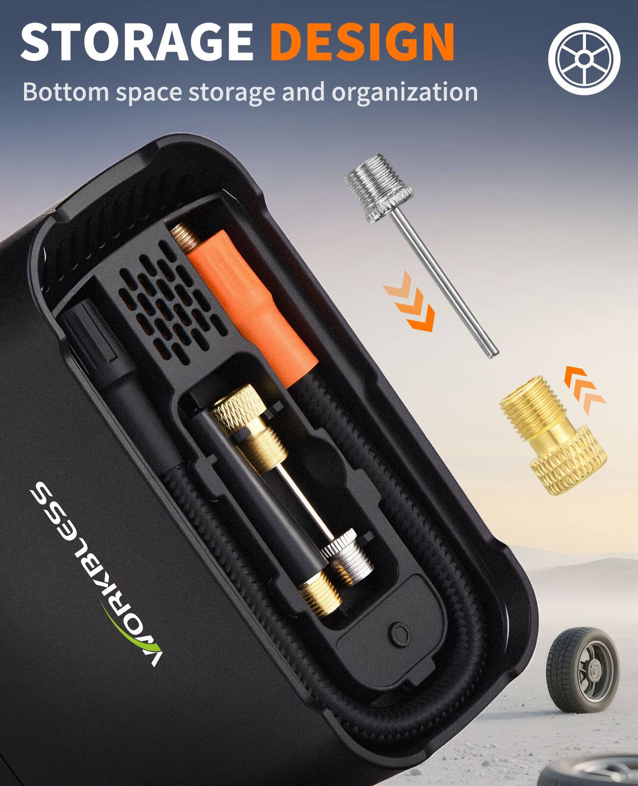 STORAGE DESIGN  
Bottom space storage and organization