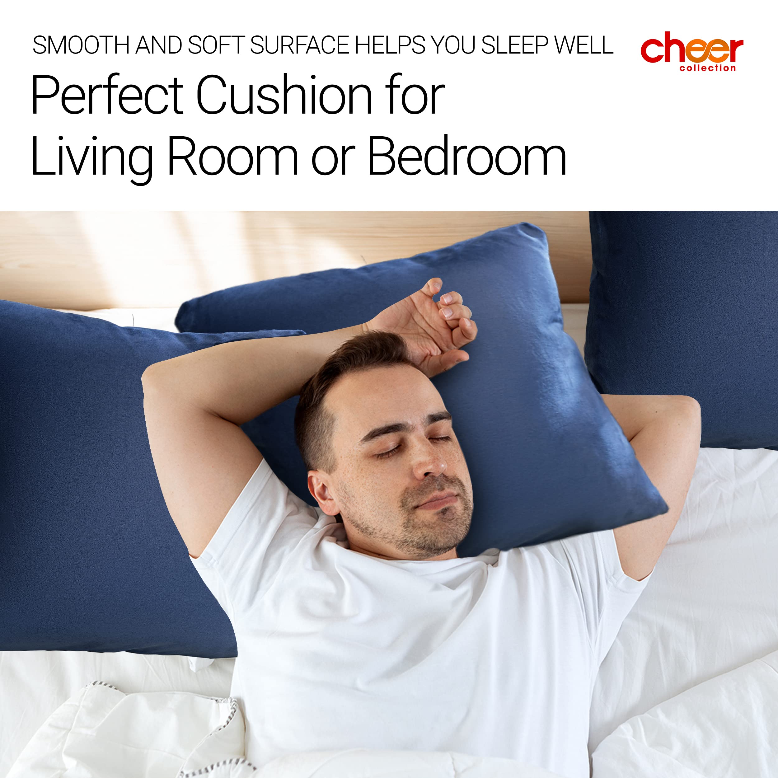 SMOOTH AND SOFT SURFACE HELPS YOU SLEEP WELL  
cheer collection  
Perfect Cushion for Living Room or Bedroom