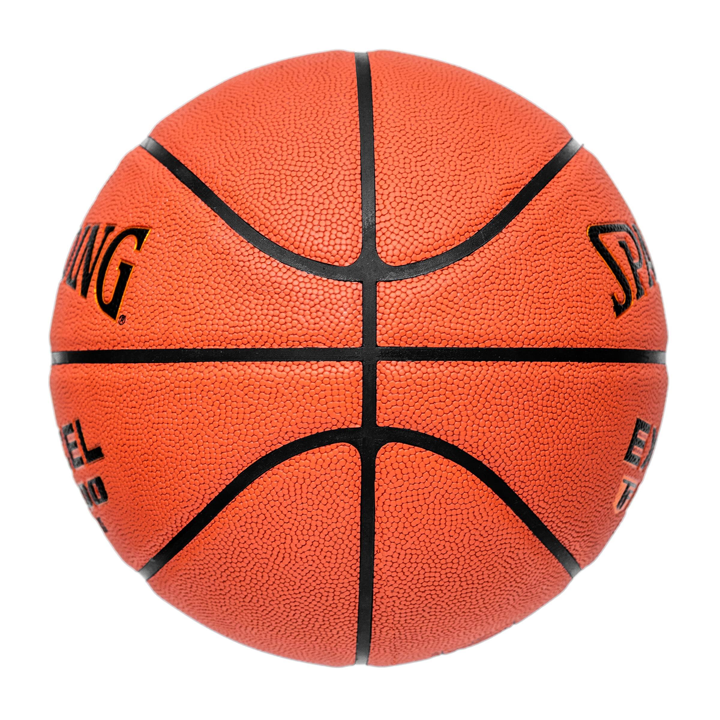 Left. Spalding - Spalding Excel TF-500 Indoor/Outdoor Basketball - 29.5" - Orange.