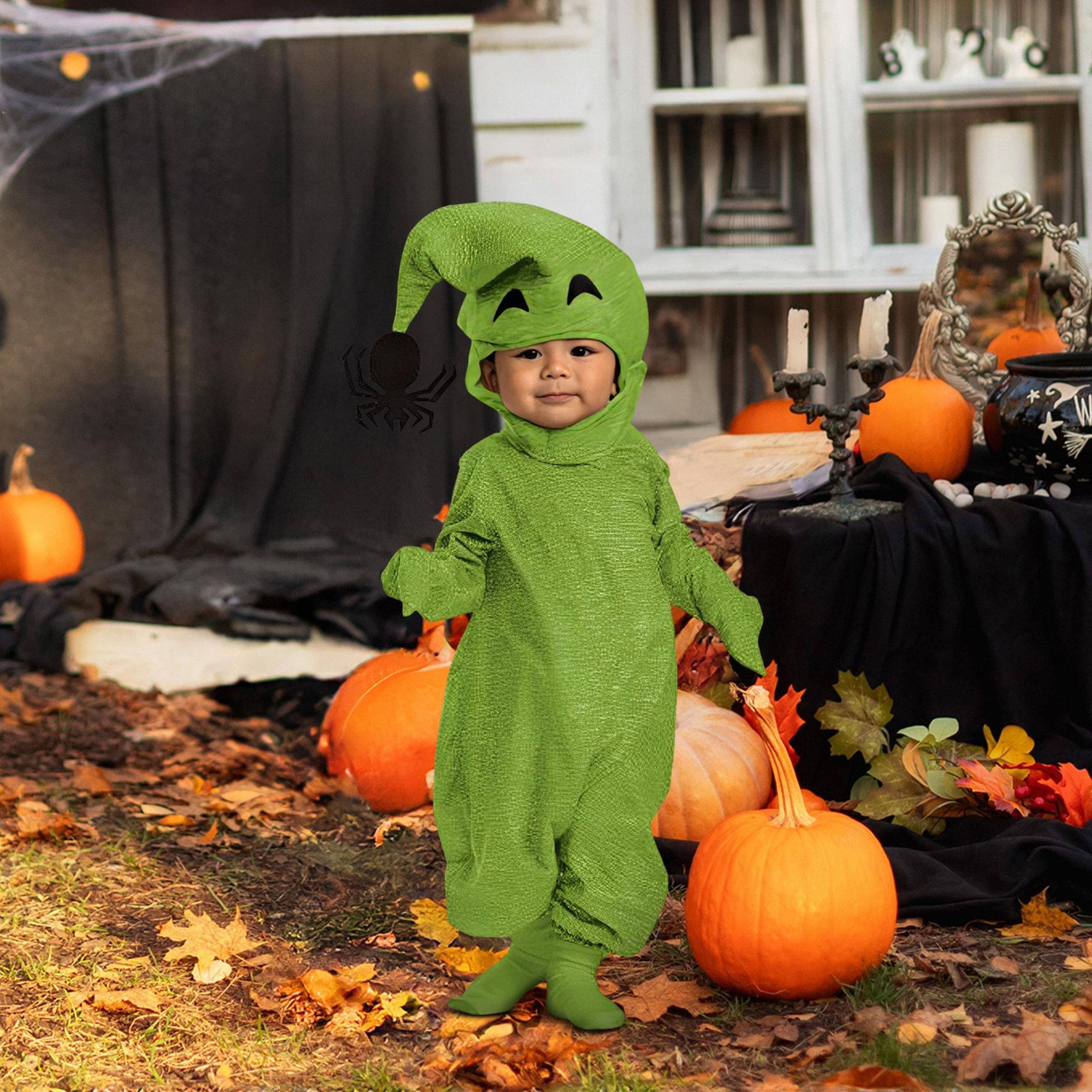 Alt View 2. Disguise - Nightmare Before Christmas Oogie Boogie Green Posh Infant Costume | 6-12 Months - Green.