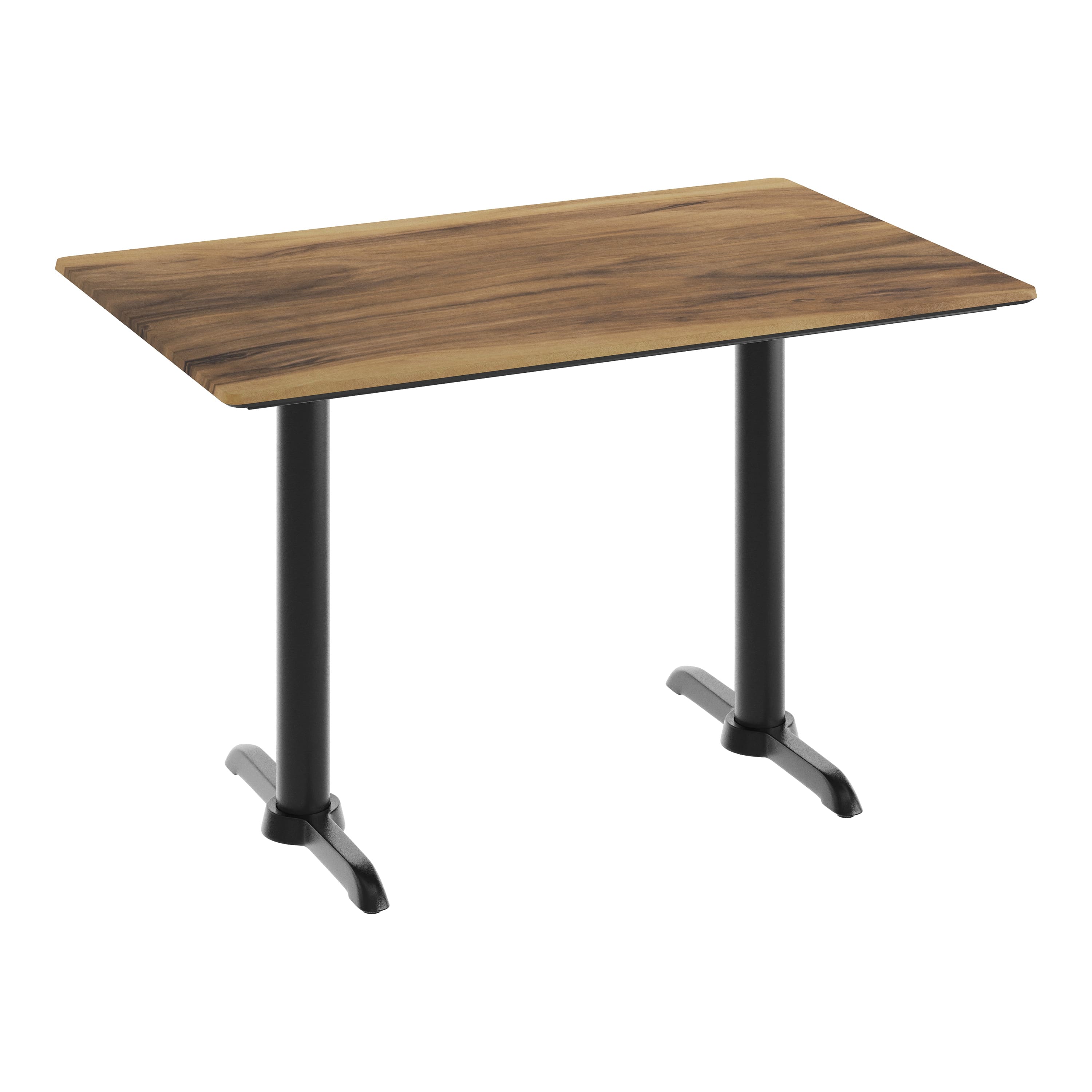 Emma + Oliver - PureShield Tabletop with Seam-Free Surface Innovation and Table Height X-Base - Natural/Black Base price history on PriceWatchPro