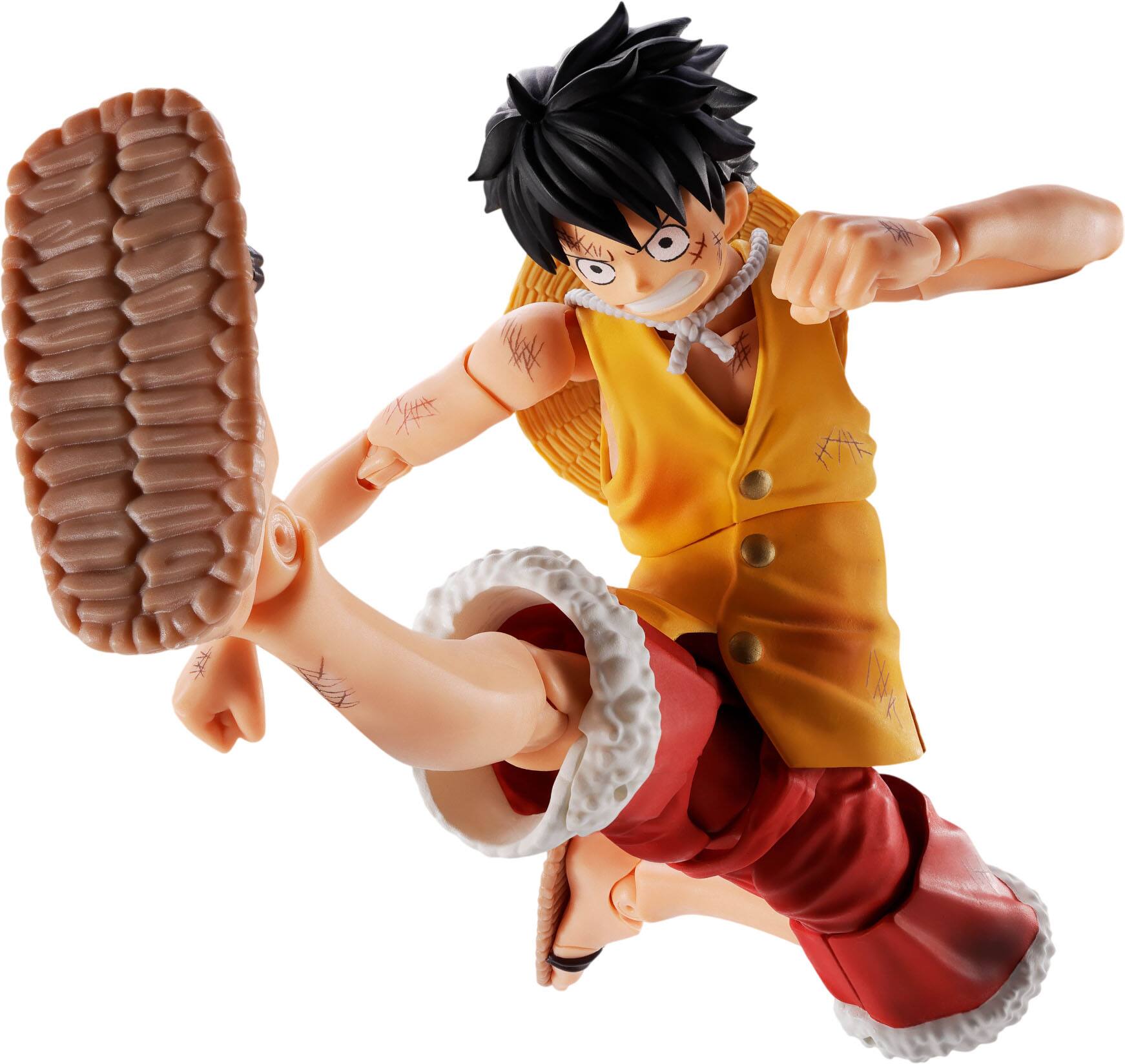 Alt View 3. Bandai - 7.1" Monkey D Luffy - Summit War of Marineford - S.H.Figuarts.