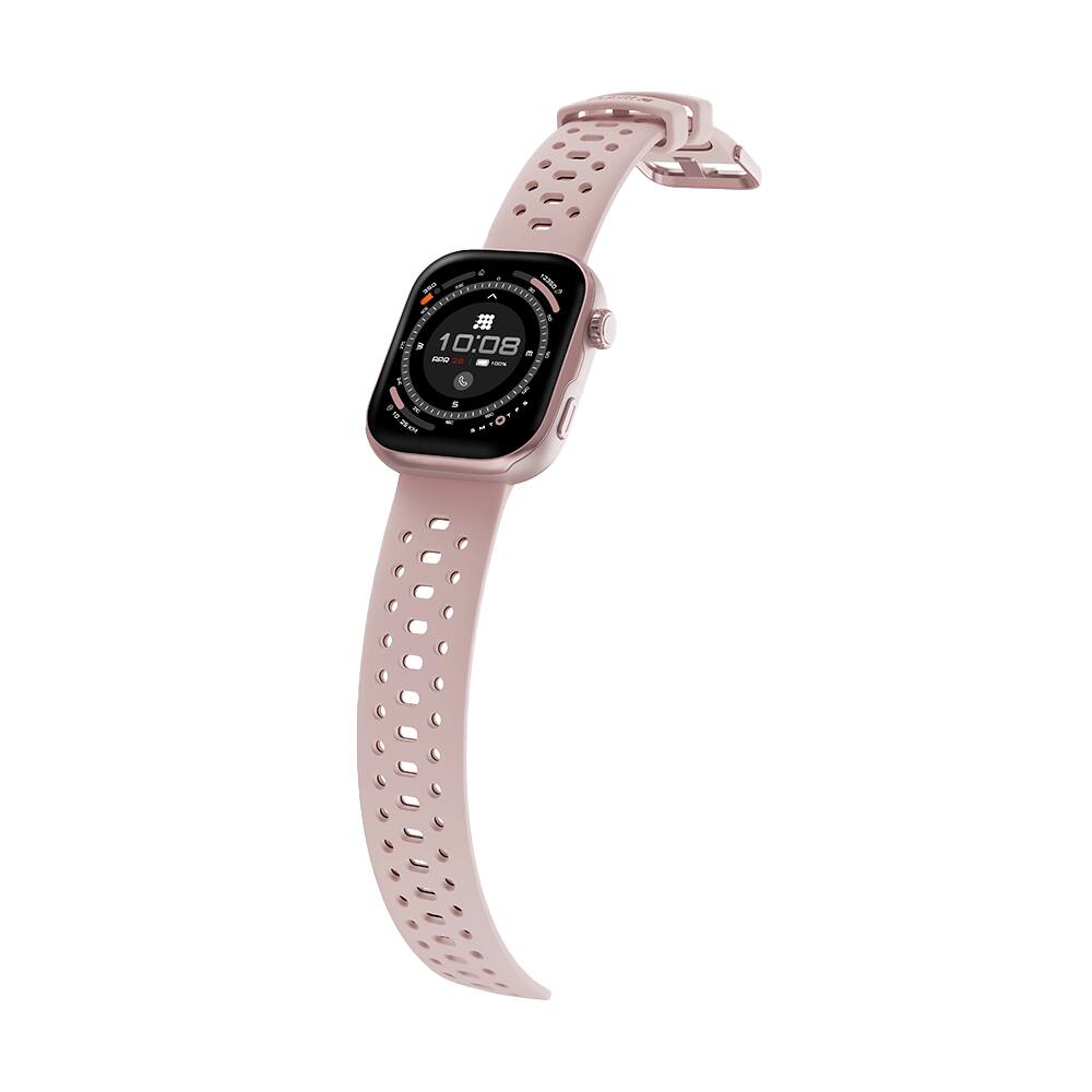 Left. Cubitt - Cubitt - VIVA Pro 2 Smartwatch / Fitness Tracker with 1.85" Touch AMOLED Screen - Pink.