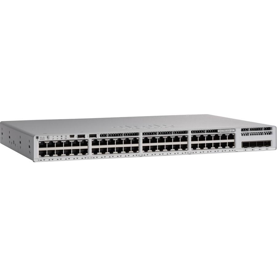 Alt View 1. Cisco Consumer Products - Cisco Catalyst 9200 C9200L-48P-4G Layer 3 Switch - 48 Ports - Manageable - Gigabit Ethernet - 10/100/1000Base-T - Unknown.