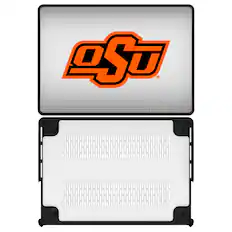Front. Keyscaper - Oklahoma State Cowboys Linen MacBook Case - Pro 16 in - Multicolor.
