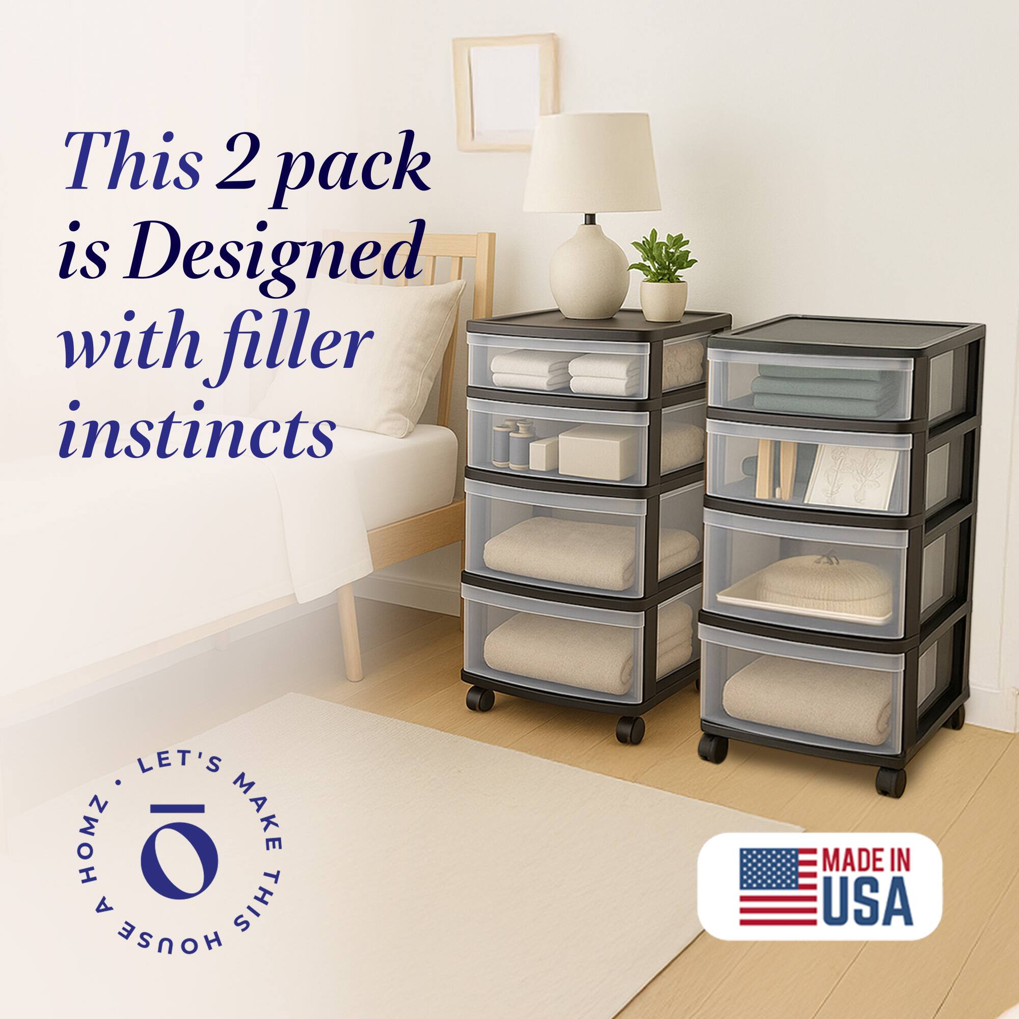 This 2 pack is Designed with filler instincts

LET'S MAKE THIS HOUSE A HOME

MADE IN USA