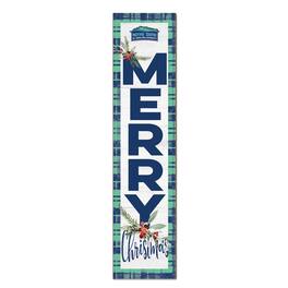 Jardine - Notre Dame of Maryland Gators 12'' x 48'' Outdoor Merry Christmas Leaner - White