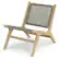 Angle. Simpli Home - Kendie Outdoor Indoor Lounge Chair - Natural Taupe.
