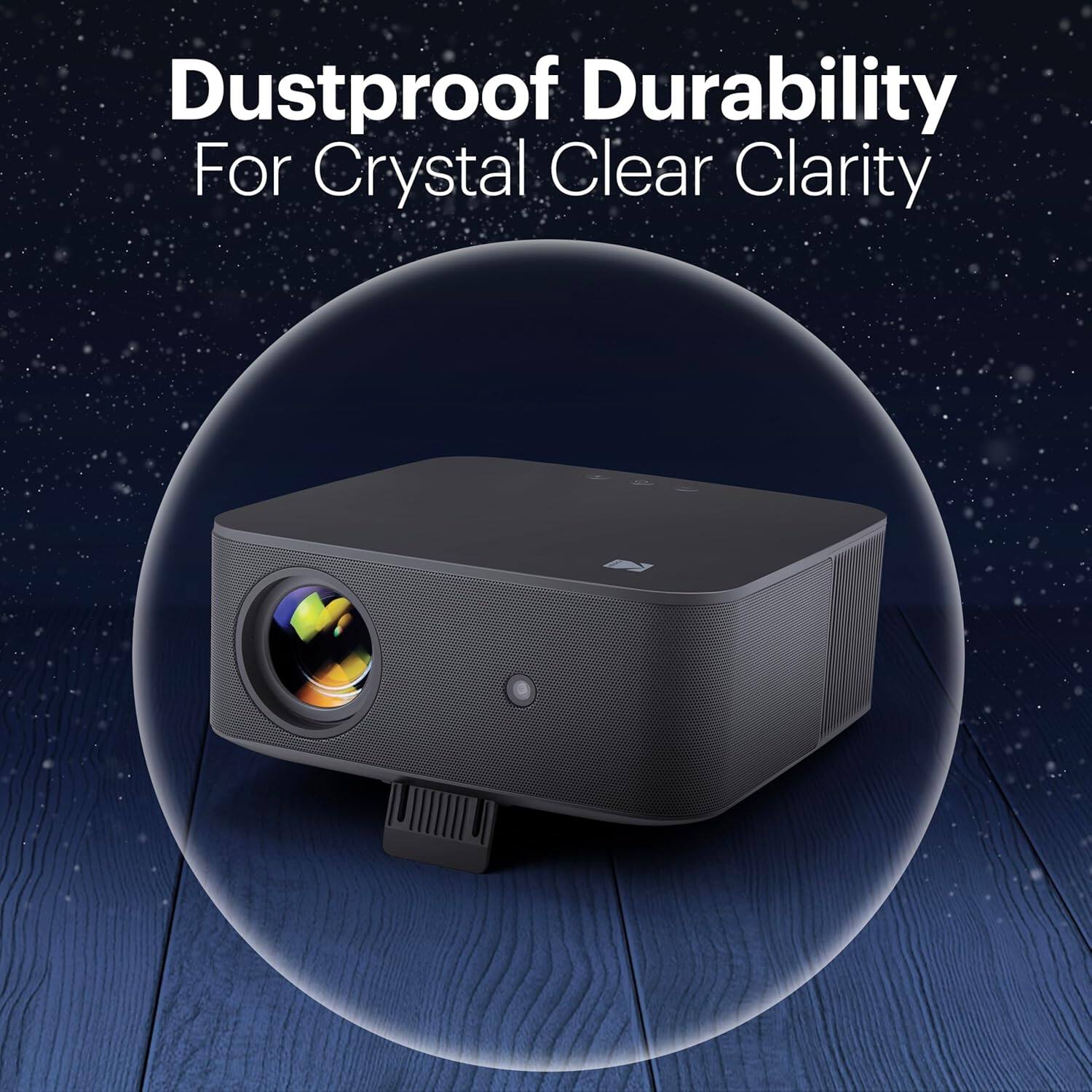 Kodak FLIK X20 Smart Projector, 1080p Portable Projector with