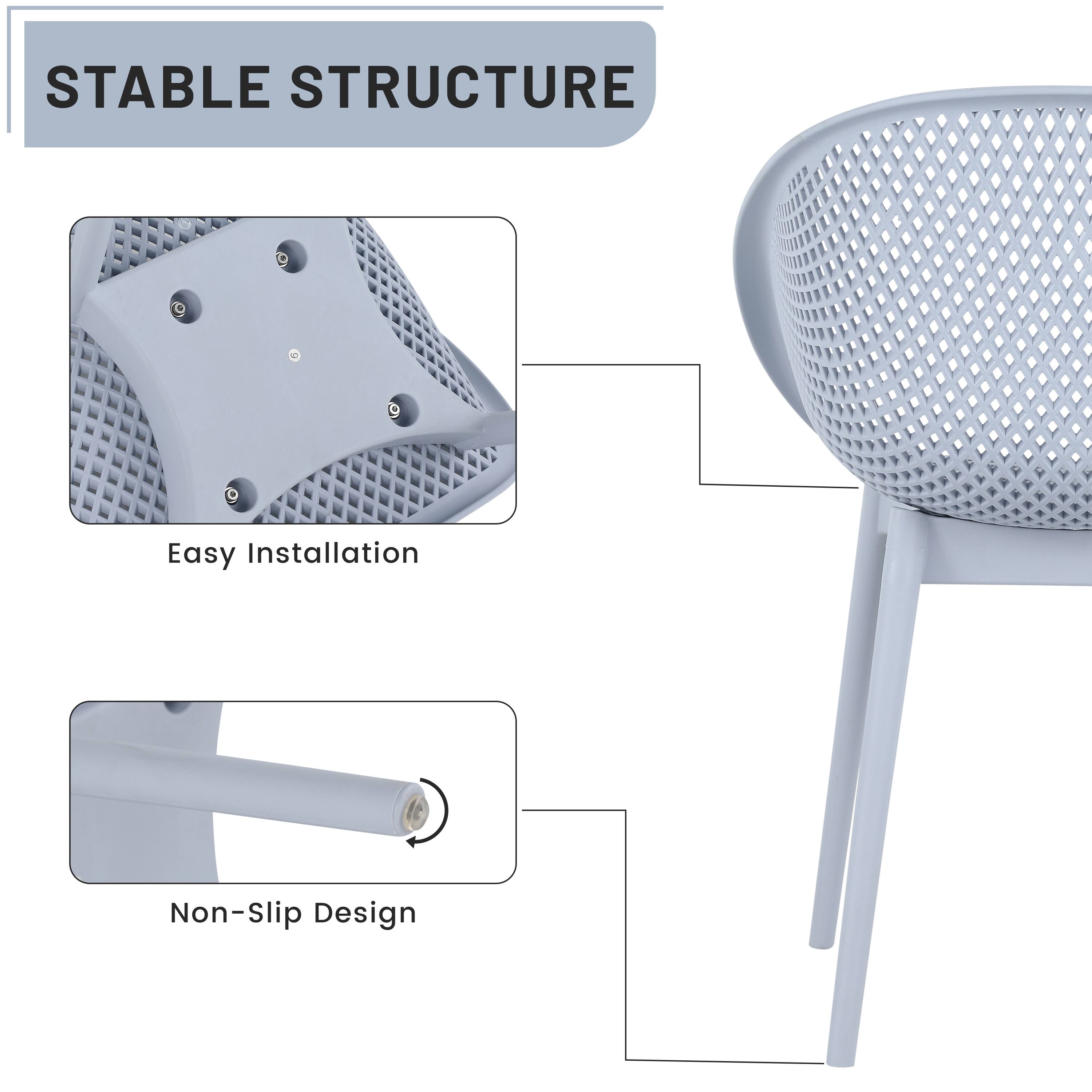 STABLE STRUCTURE  
Easy Installation  
Non-Slip Design