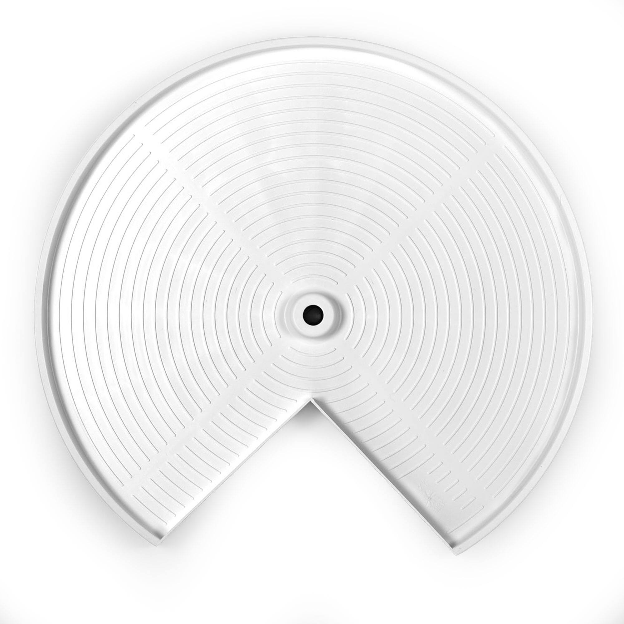 Alt View 8. Rev-A-Shelf - Rev-A-Shelf 28'' Lazy Susan Pie-Cut Polymer Two-Shelf, Almond, LD-2942-28-15-1 - Almond.