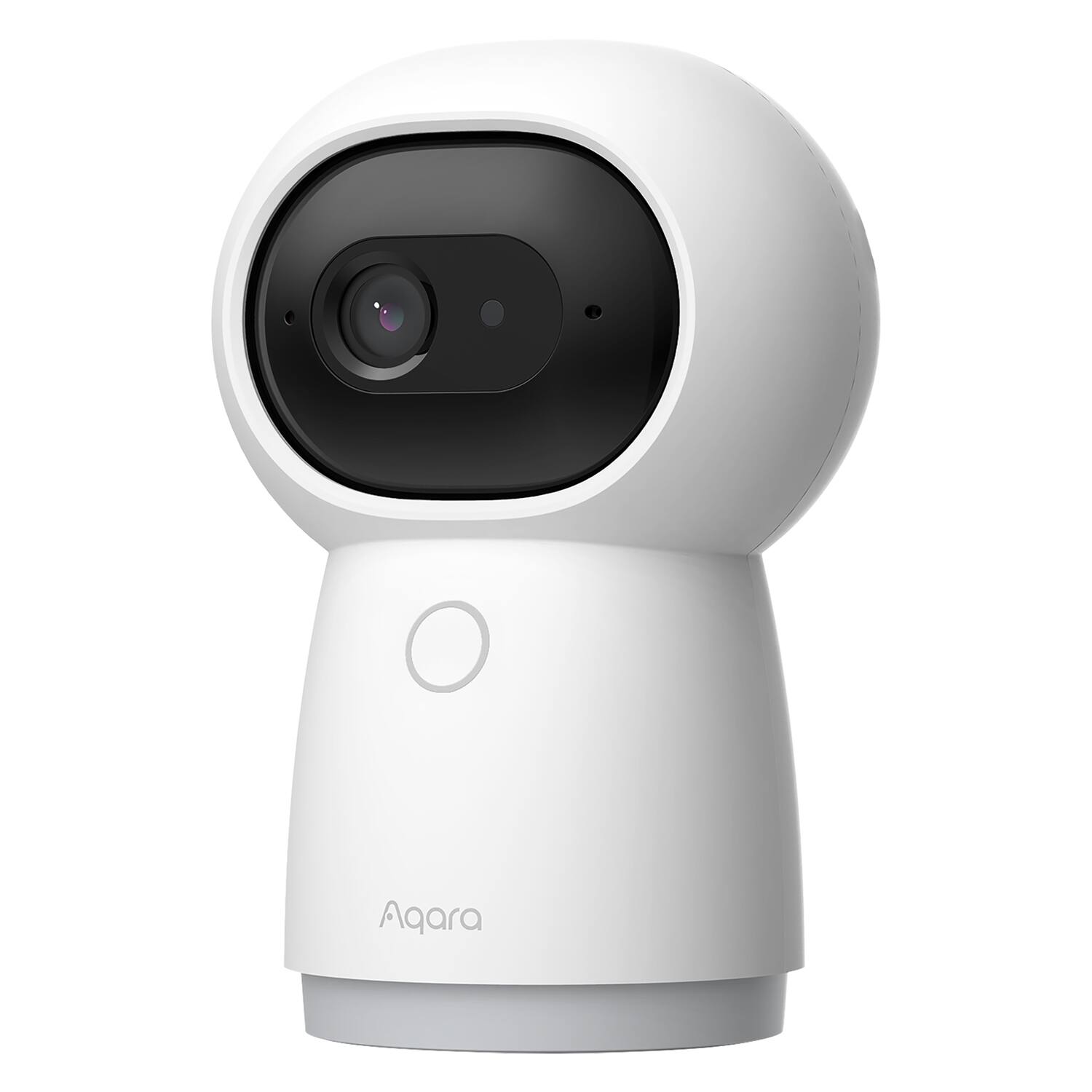 Front. Aqara - Aqara Ch-h03 Camera Hub G3 Wi-fi 2k 1296p Ai Smart Security Camera And Hub With Voice Control, White - white.