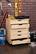 Alt View 19. Linon Home Décor - Monte Wide Six-Drawer Rolling Storage Cart - Natural.