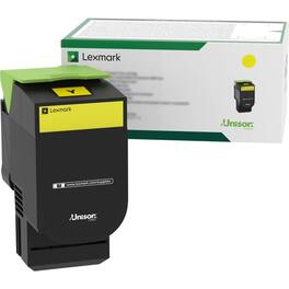 Lexmark - 70C00YG 1,000 Page-Yield Return Program Toner - Yellow