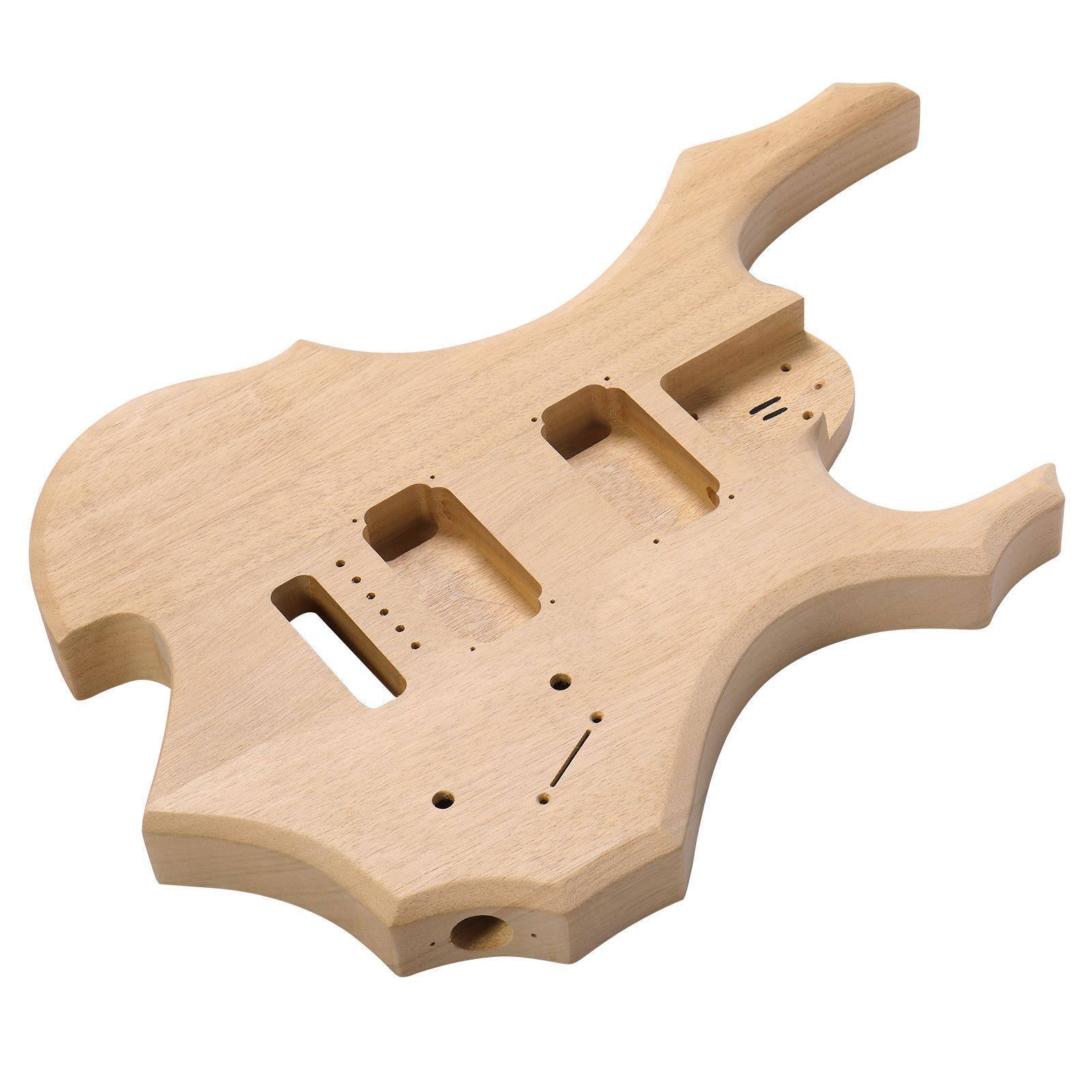 Alt View 1. Winado - DIY Guitar Kit with Solid Body, Tech Fingerboard and Maple Neck, 6 String DIY Electric Guitar Kit with Unique Design.