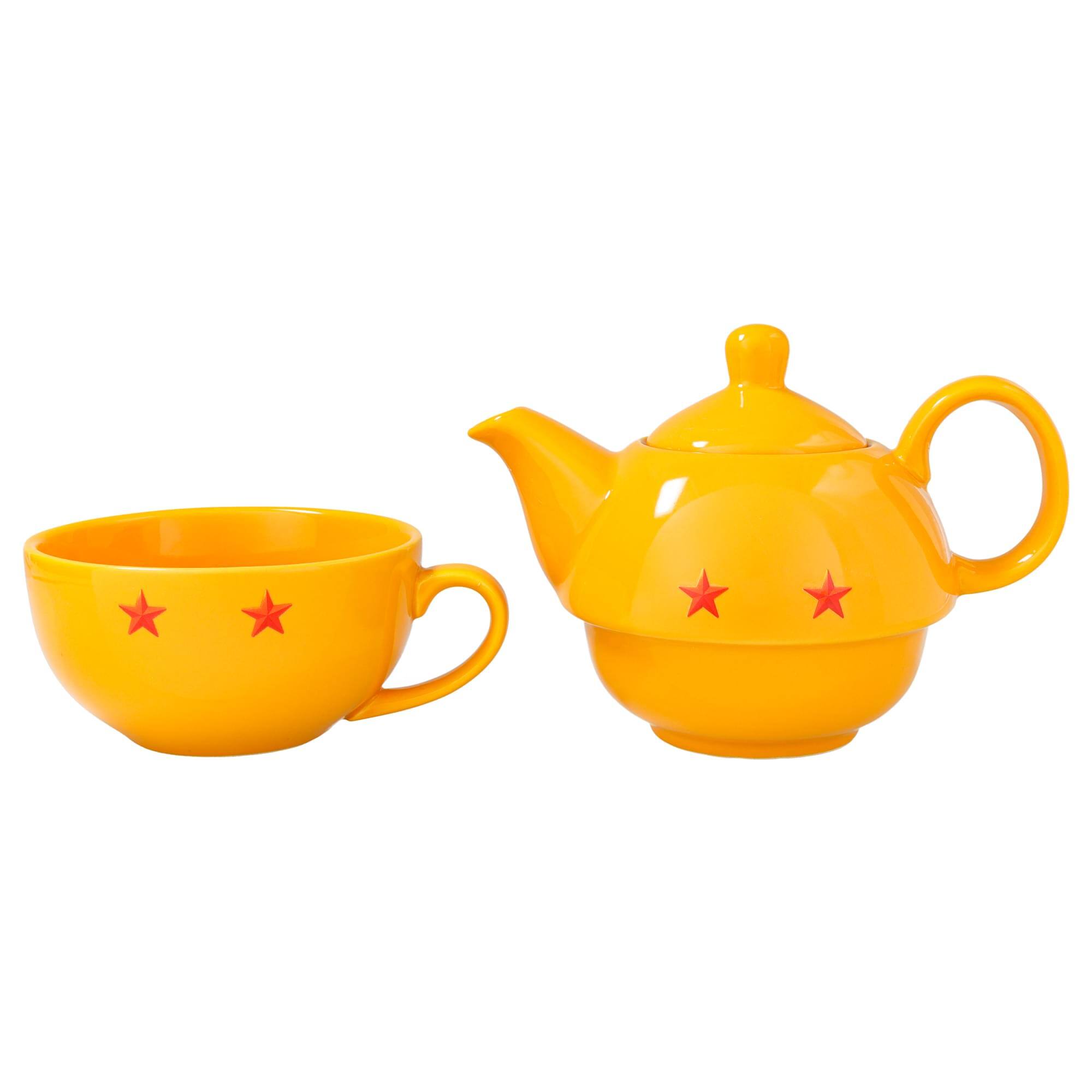 Alt View 2. Just Funky - Dragon Ball Super Stackable 11oz Teapot and Cup Set - Yellow.