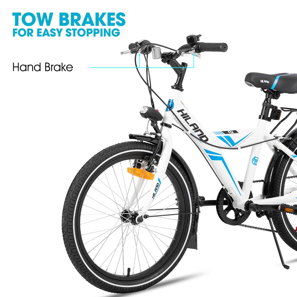 TOW BRAKES FOR EASY STOPPING  
Hand Brake