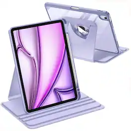 Kitcheniva - Rotating Case For iPad Air 11" M4/M3/M2 (2026/2025/2024) - Purple