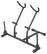 Front Standard. On-Stage - Double Saxophone/Flute Stand - Black.