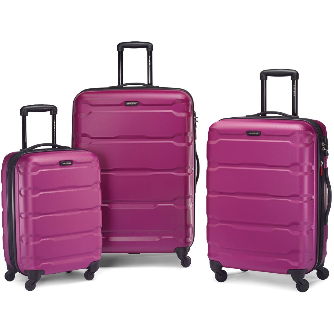 Samsonite - Omni Hardside Luggage Nested Spinner Set 68311-0596 - Radiant Pink