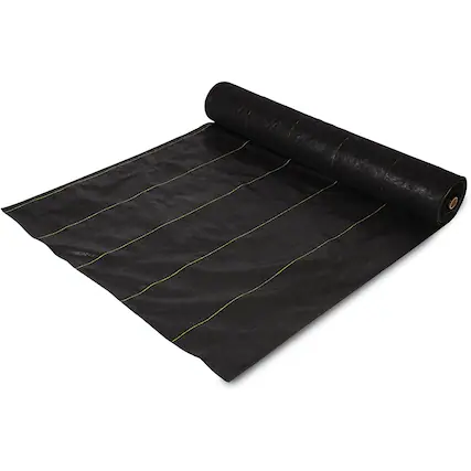 Front. DeWitt - DeWitt Weed Barrier 4'W x 300'L, Polyethylene Landscape Outdoor Garden Fabric - Black.