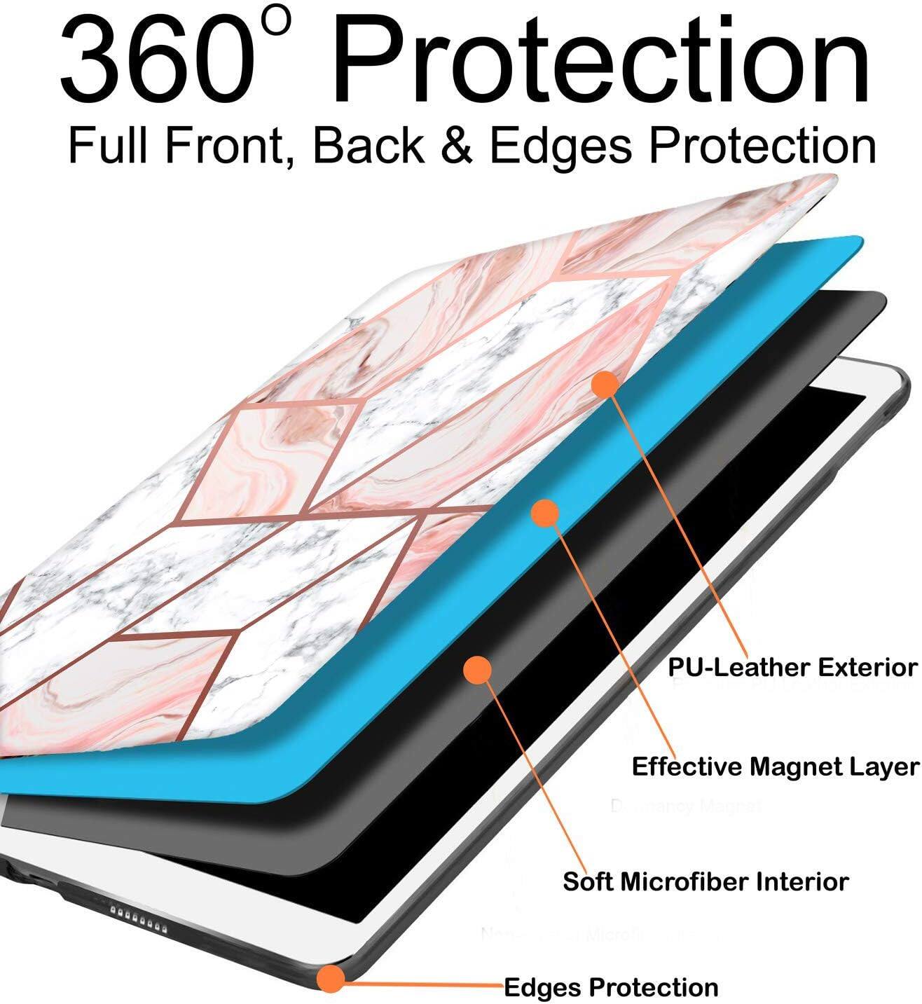 360° Protection  
Full Front, Back & Edges Protection

PU-Leather Exterior  
Effective Magnet Layer  
Soft Microfiber Interior  
Edges Protection