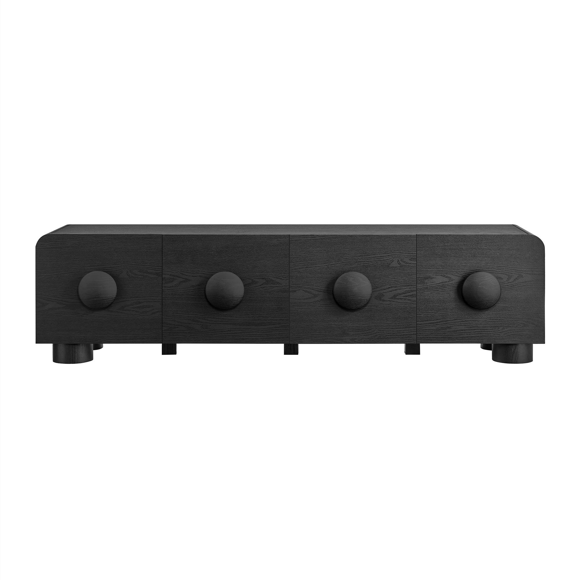 Alt View 2. Modway - Sonnet 69" Low Profile TV Stand by Modway - Black.