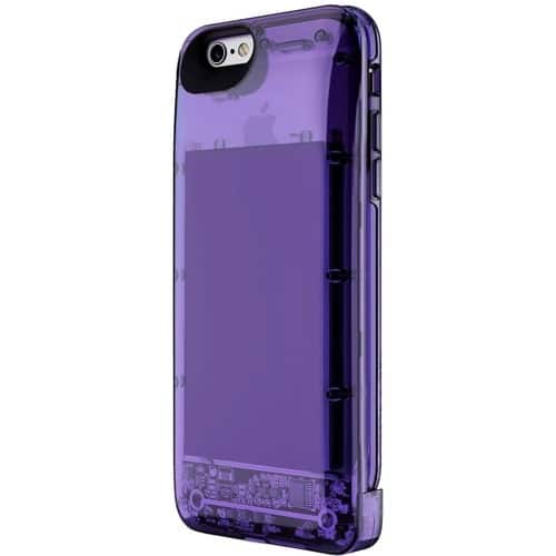 Boostcase - GEMSTONE External Battery Case for Apple® iPhone® 6 and 6s - Amethyst - Larger Front