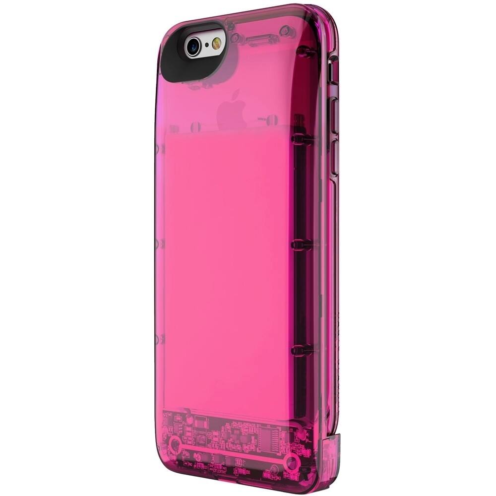 Front. Boostcase - GEMSTONE External Battery Case for Apple iPhone 6 and 6s - Tourmaline pink.